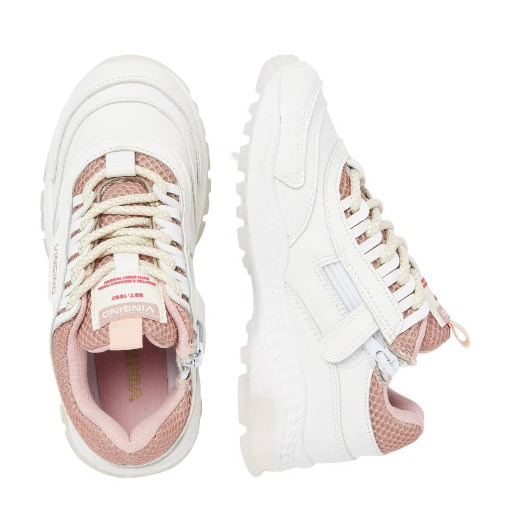 Vingino Fenna IIleren sneakers wit/roze