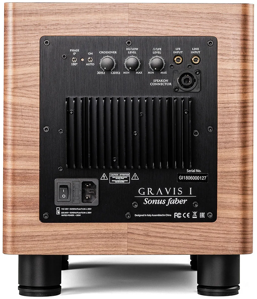 Sonus Faber Gravis I Noyer Caissons de basses