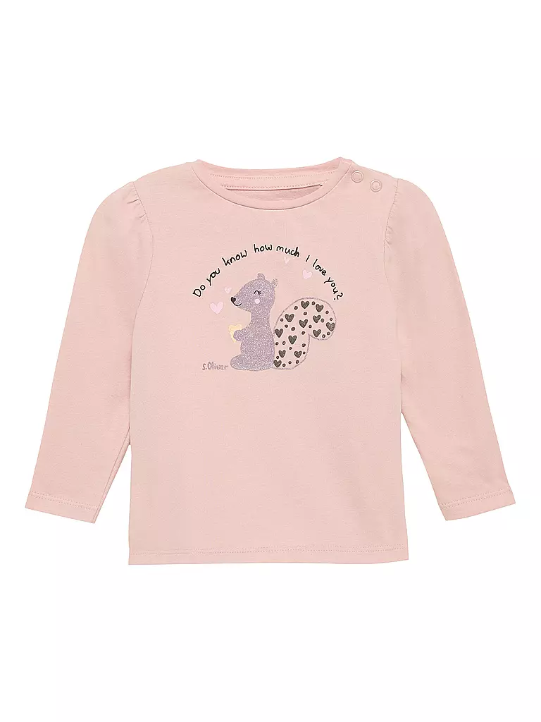 S.OLIVER Baby Langarmshirt rosa