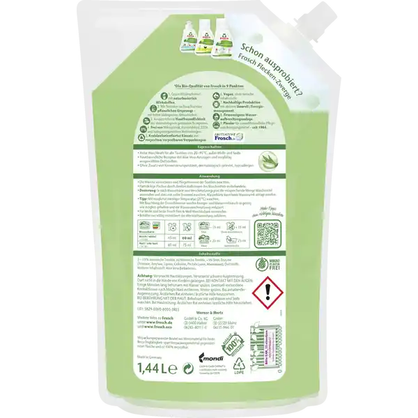 Sensitiv Aloe Vera Waschmittel flüssig, 24WL