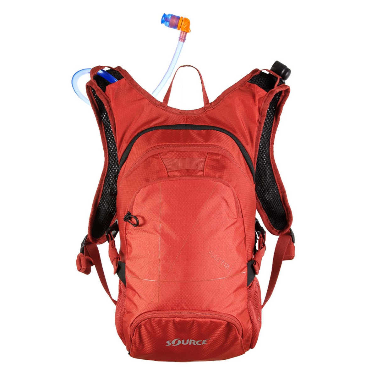 Source Fuse 3 + 9 oranjerode rugzak met hydration pack
