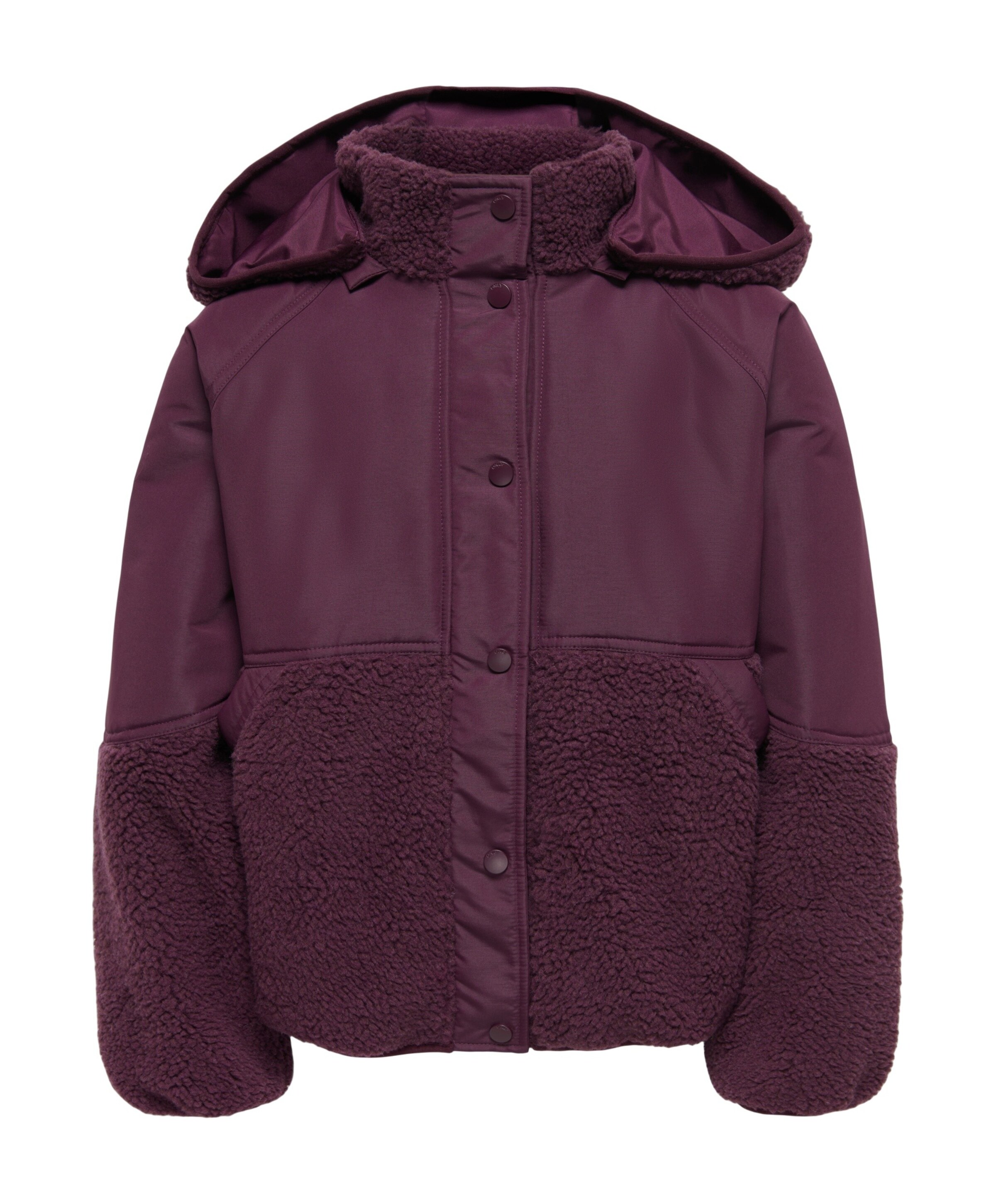 Only Meisjes jas bordeaux