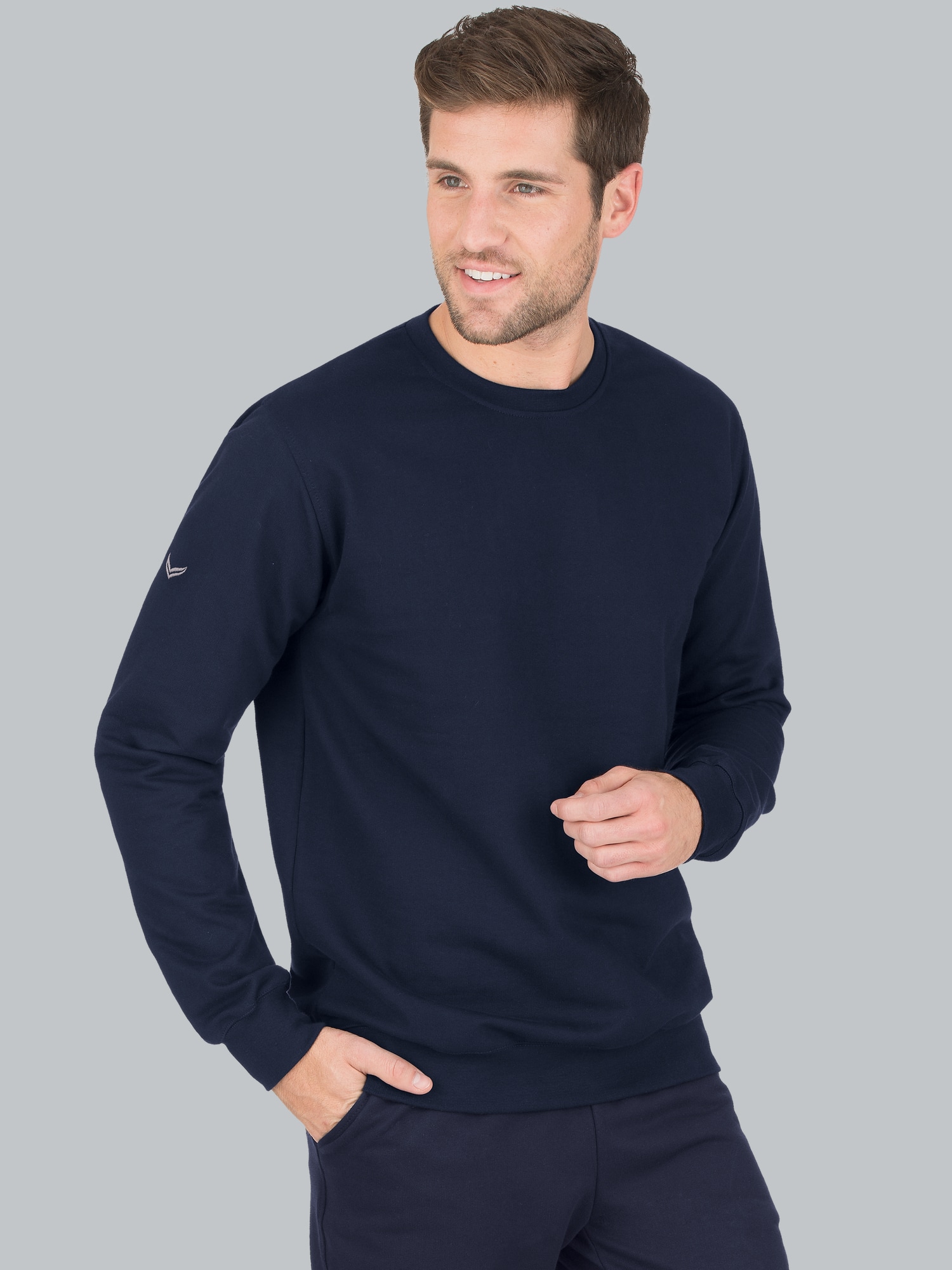 Sweatshirt aus Biobaumwolle Navy