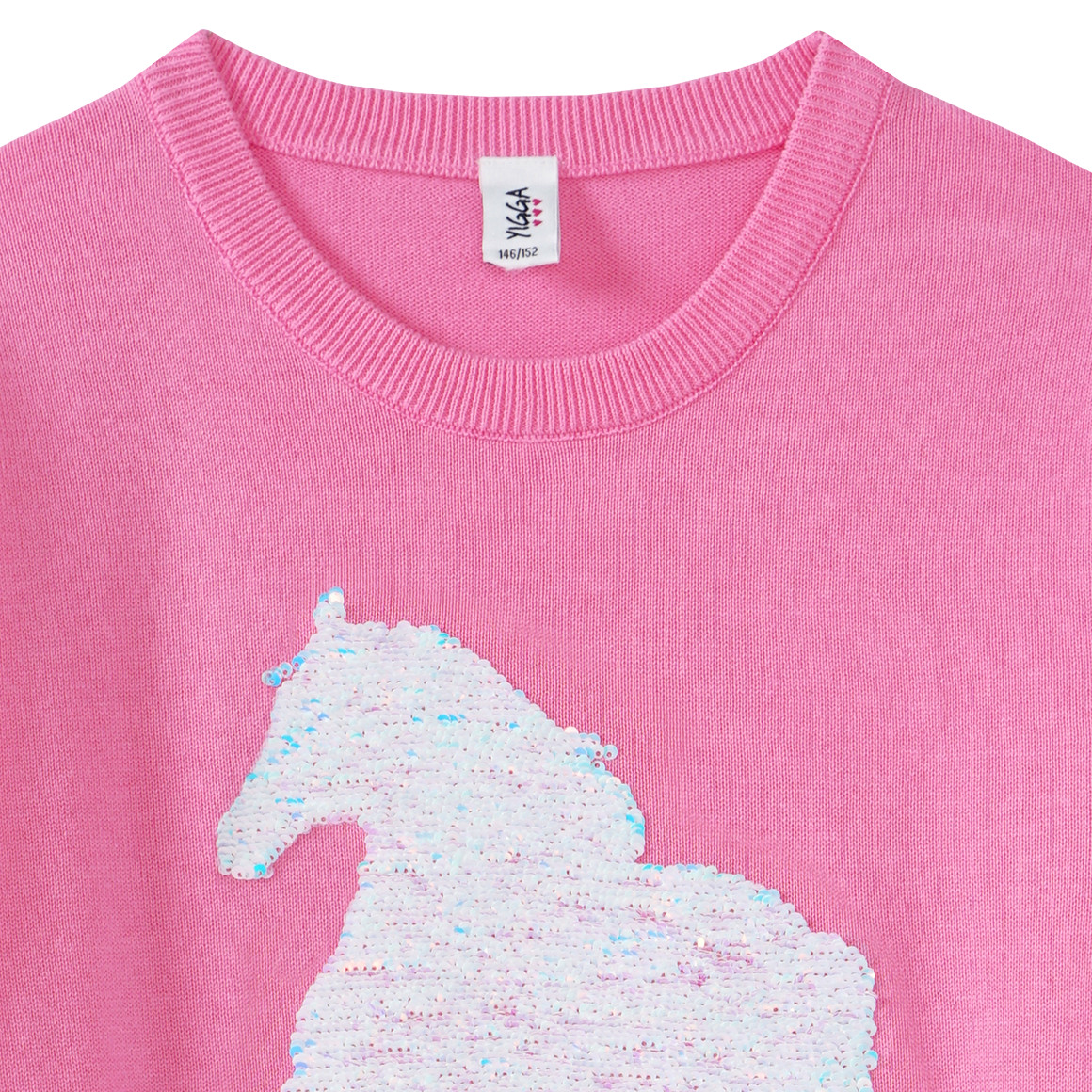 Yigga Mädchen Strickpullover pink