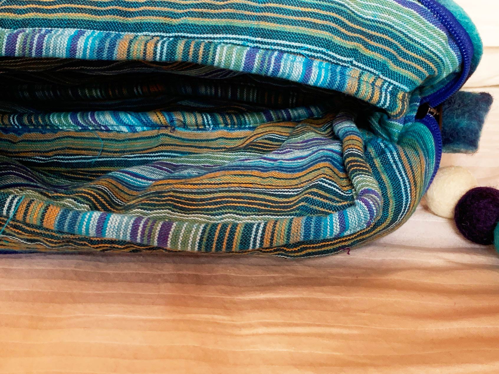 Mehrzweck-Tasche aus Filz, türkis, B 24 cm, H 15 cm, T 10 cm günstig bestellen