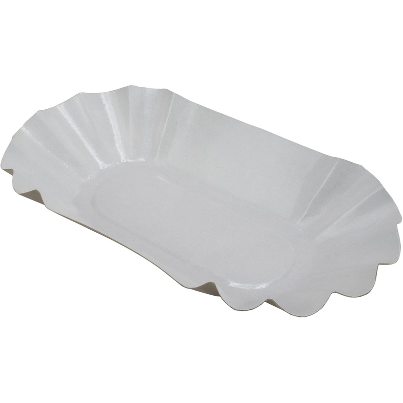 EJS Pommes-Schale, 17.5 x 10.5 cm, weiss, 250 Stück