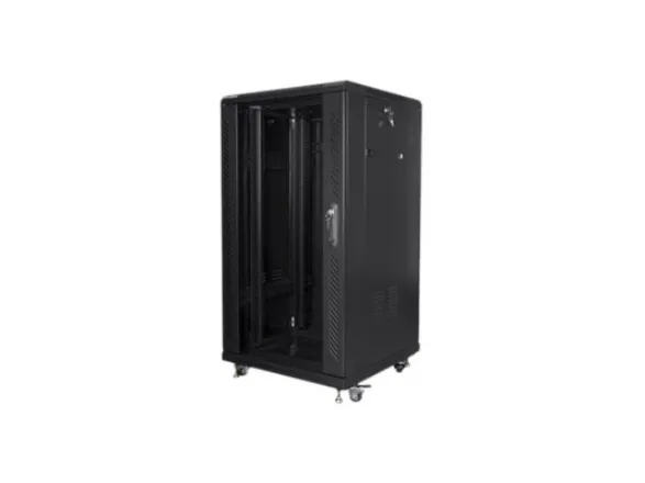 Lanberg - Rack kabinet - sort, RAL 9004 - 22U - 19