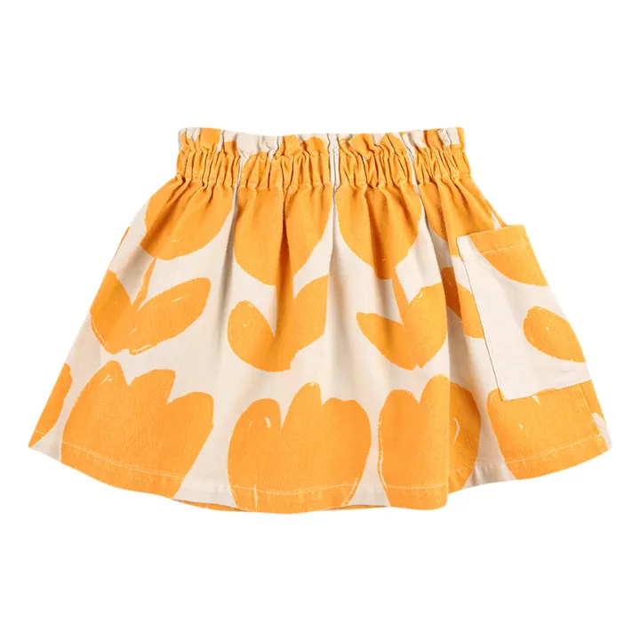 Bobo Choses Jupe Flanelle Fleurs | Jaune