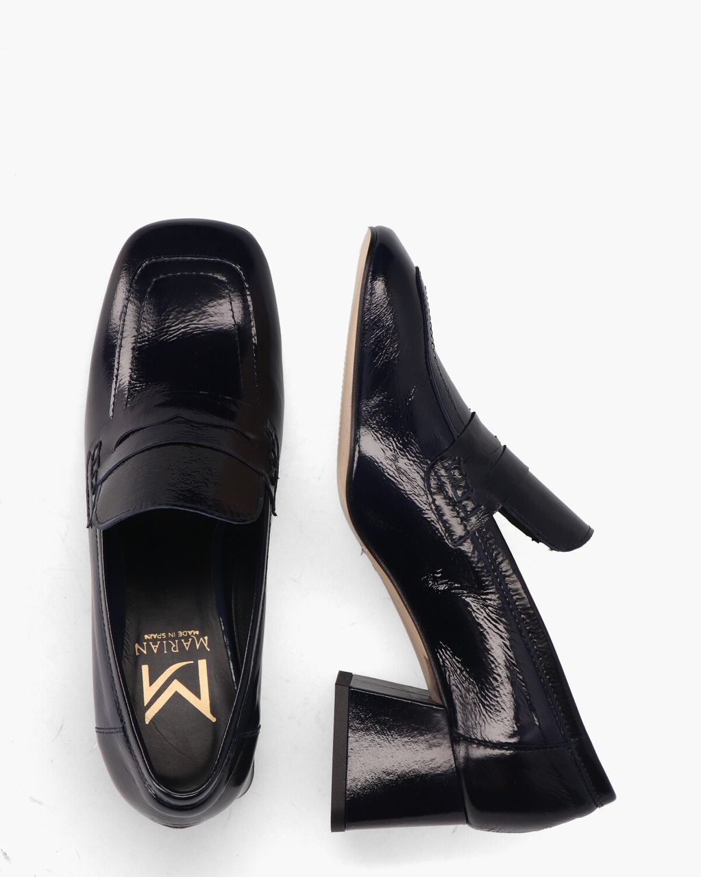 Marian Juliet Donkerblauw Damesloafers