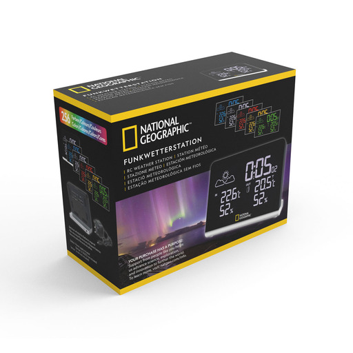 Estação Meteorológica Sem Fio Multicolorida da National Geographic