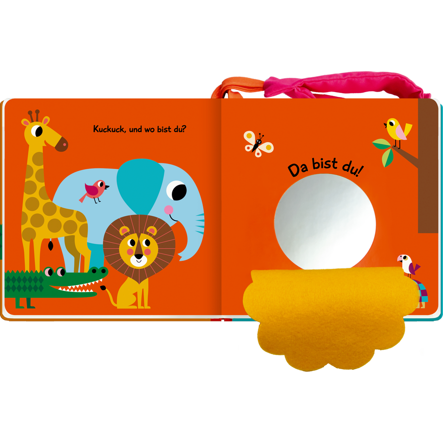 Coppenrath Mein Filz-Fühlbuch für den Buggy: Kuckuck, kleiner Löwe!