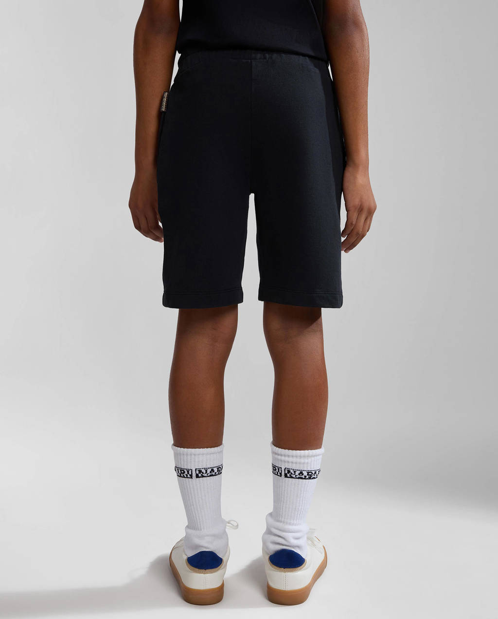 Napapijri sweatshort met logo zwart