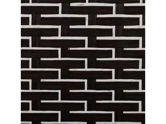 Paravent en papier tressé 4 panneaux 50(x4)x3x180