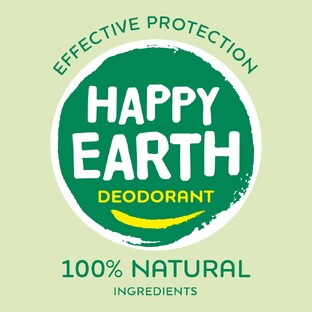 Happy Earth 100% Natural Deo Roll-On Lemon Sandalwood 75ML