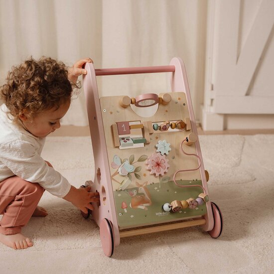 Fairy Garden Chariot de marche   Rose        de               Little Dutch