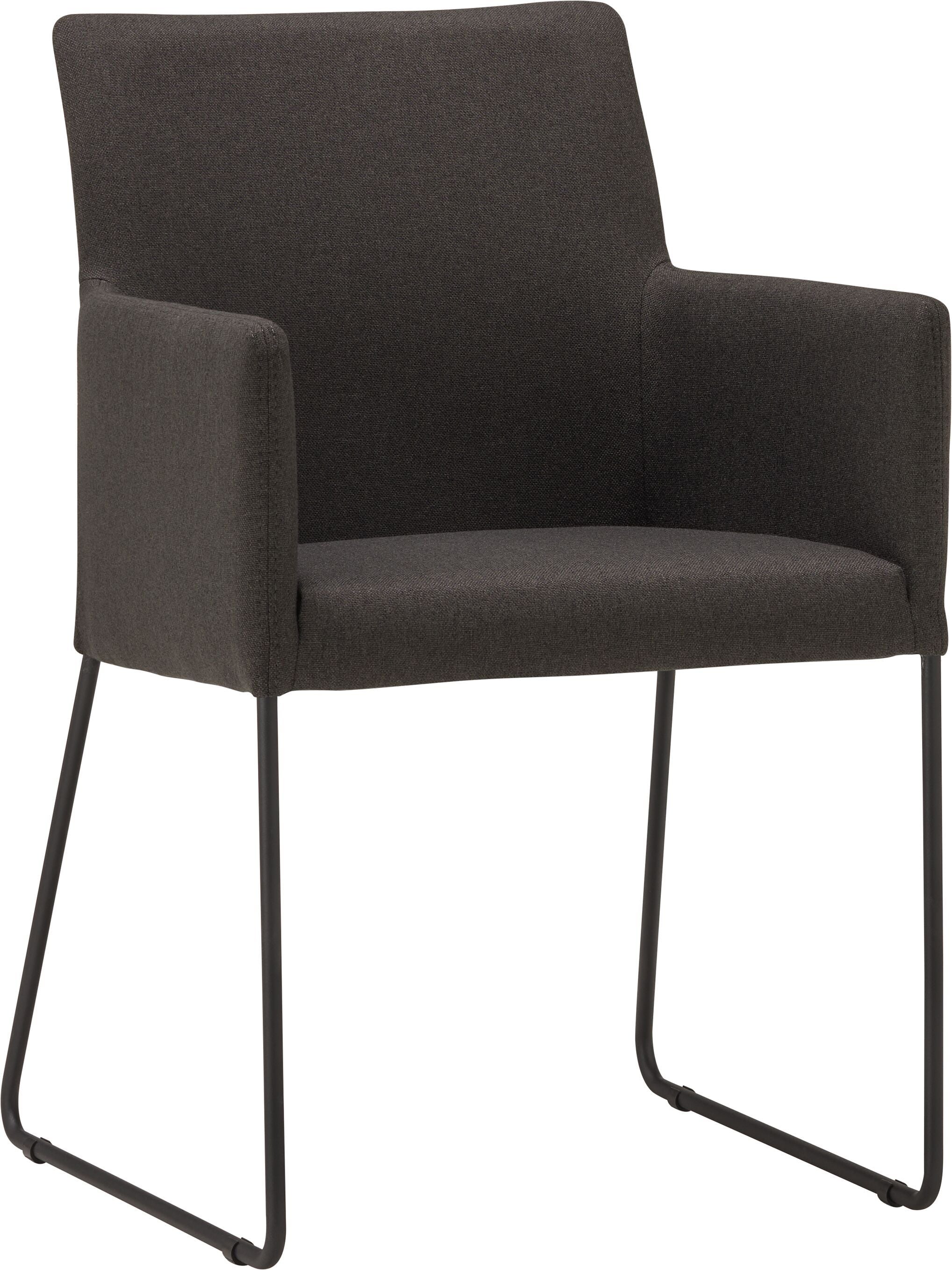 SIENA Stuhl - Anthrazit / B: 50.0 cm x T: 45.0 cm x H: 86.0 cm