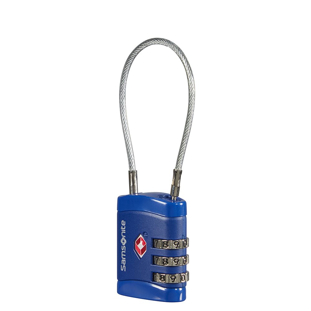 Samsonite Accessoires Cablelock 3 Dial TSA midnight blue