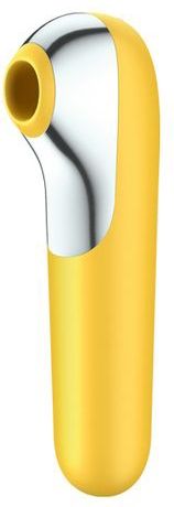 Satisfyer - Dual Love Air Pulse Vibrator App Bestuurbaar Geel