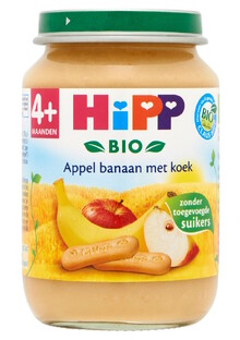 HiPP 4M  Appel En Banaan Met Koek