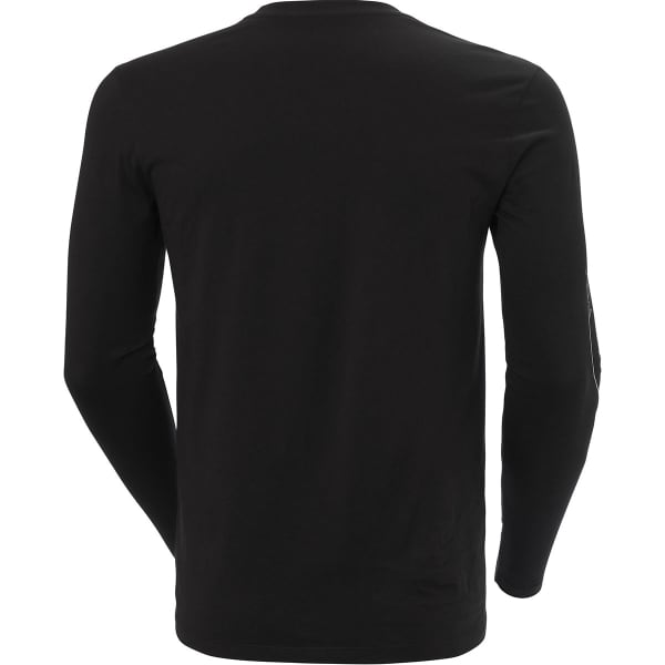 T-shirt HELLY HANSEN F2F ORGANIC COTTON LS TEE BLACK