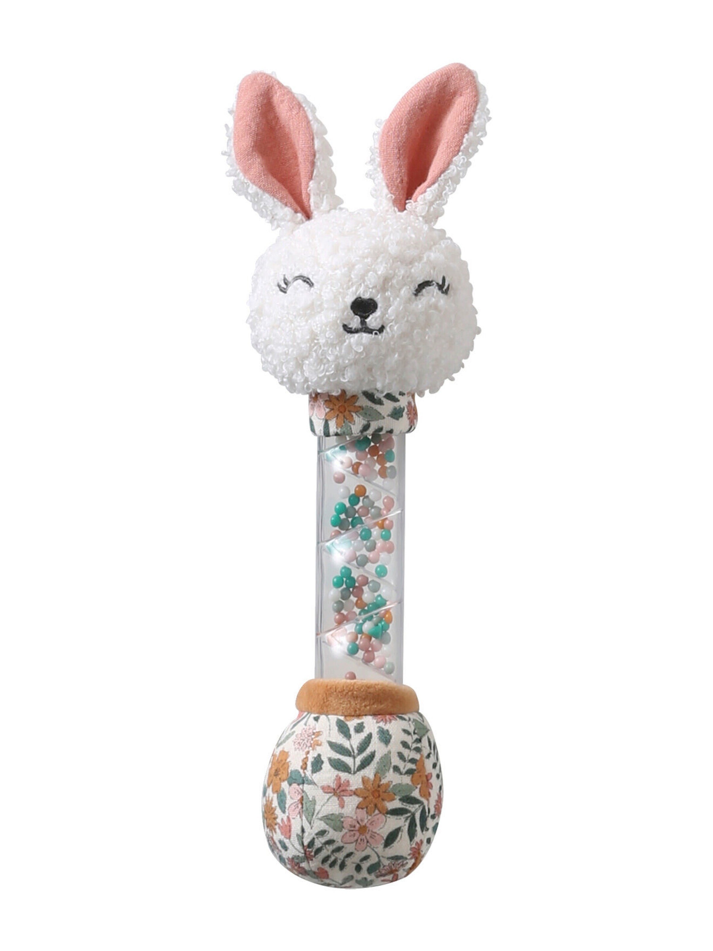 Vertbaudet Baby Stoffrassel RETRO FLOWER gelb