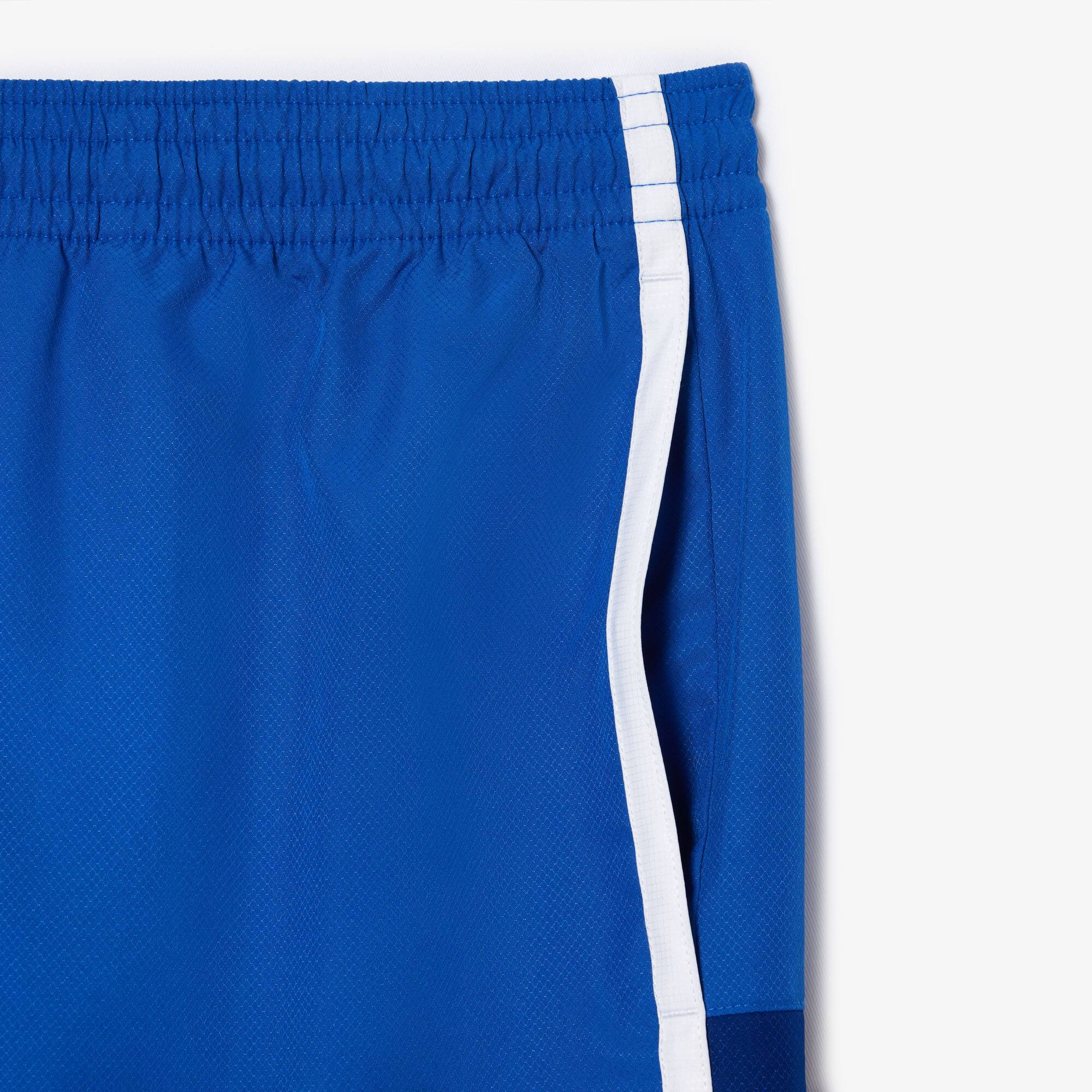 Herren LACOSTE SPORT Shorts mit Colorblock-Einsatz Bermudas - Blau - Lacoste - Herren