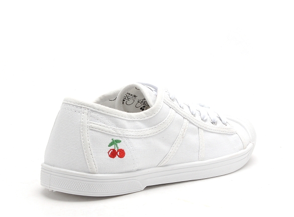 Le temps des cerises basses femme ltc basic 02 blanc