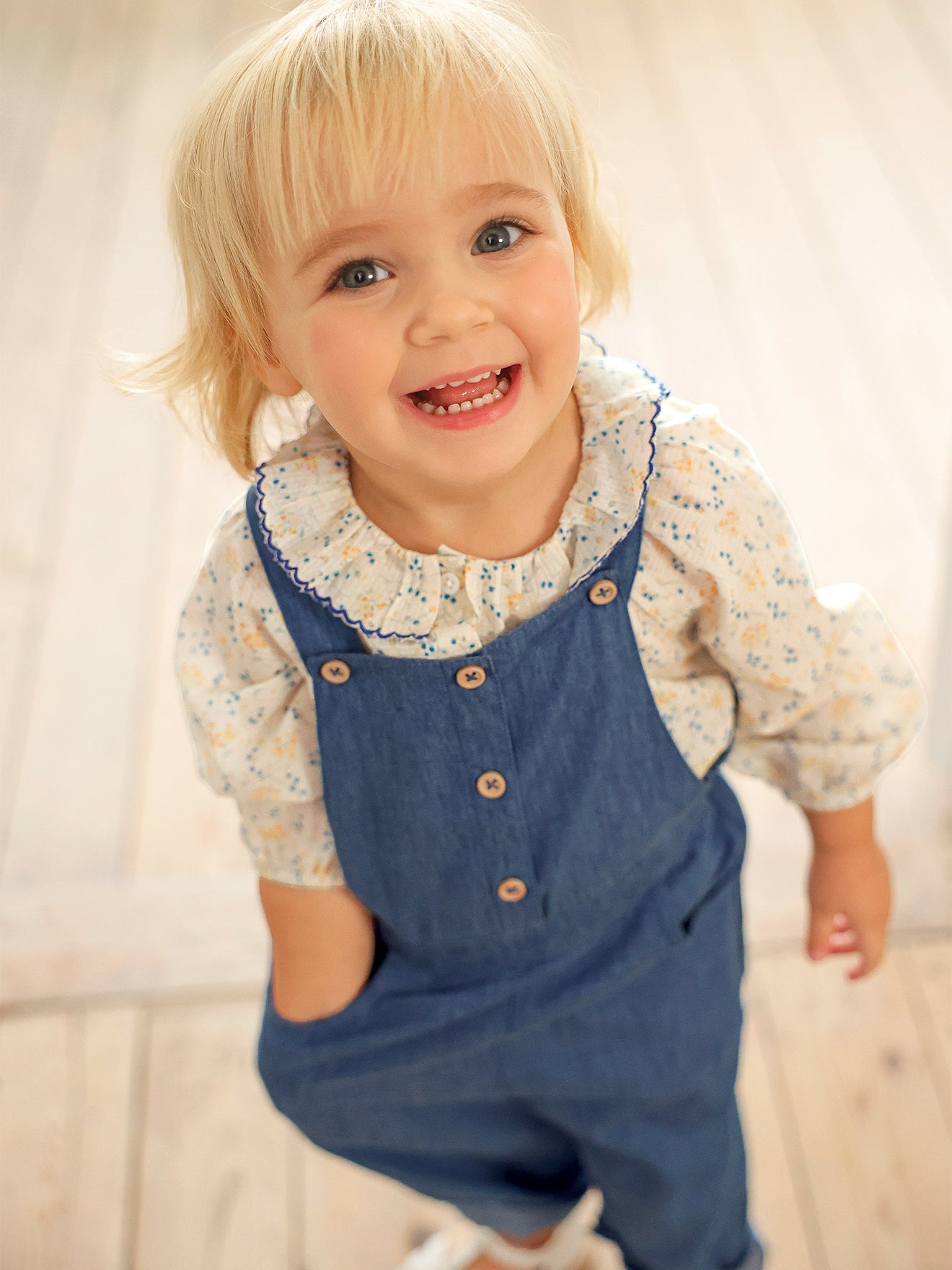 Salopette Bébé en denim light