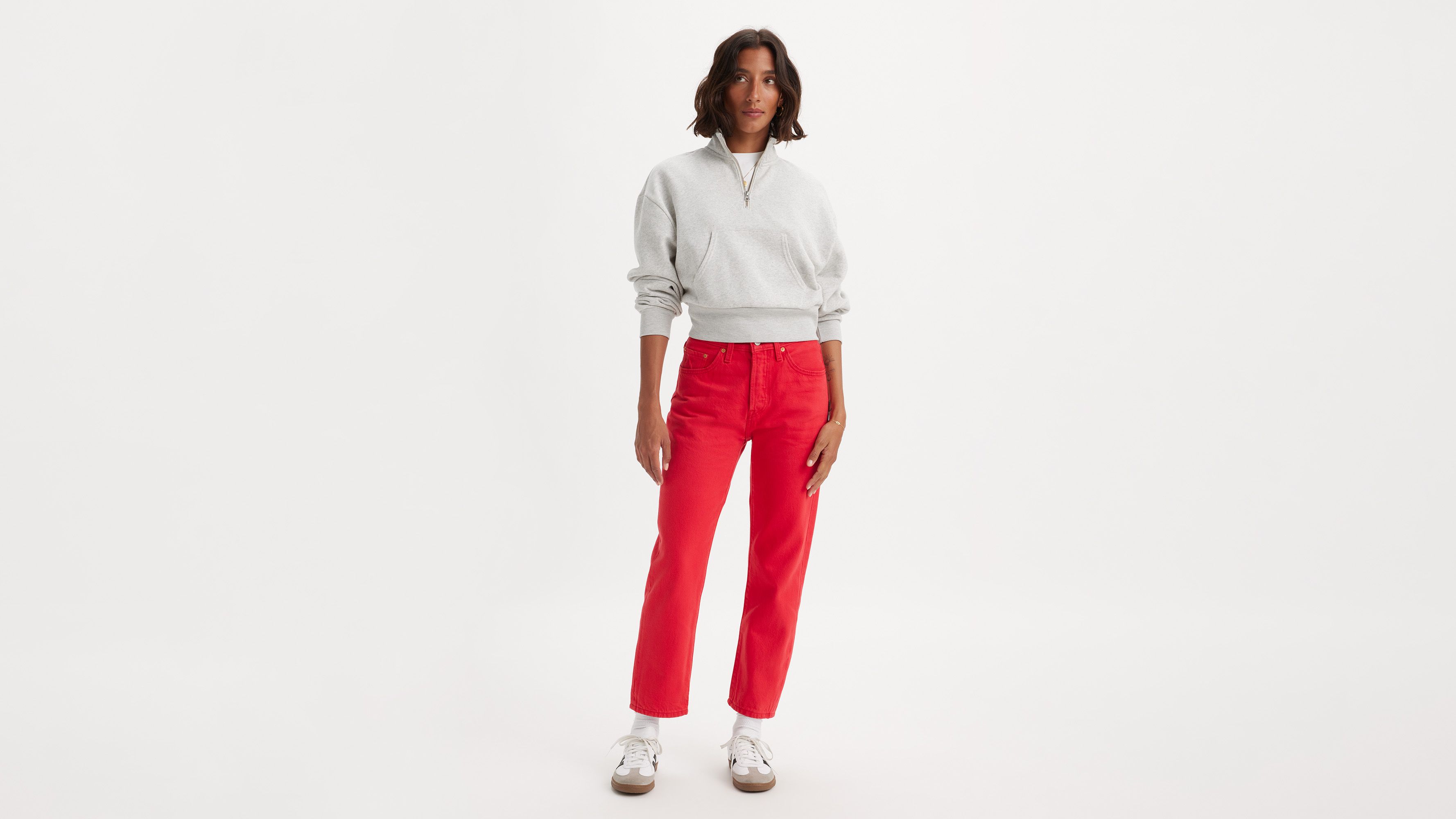 Levi's® jean court 501® - Script Red 501 - Rouge