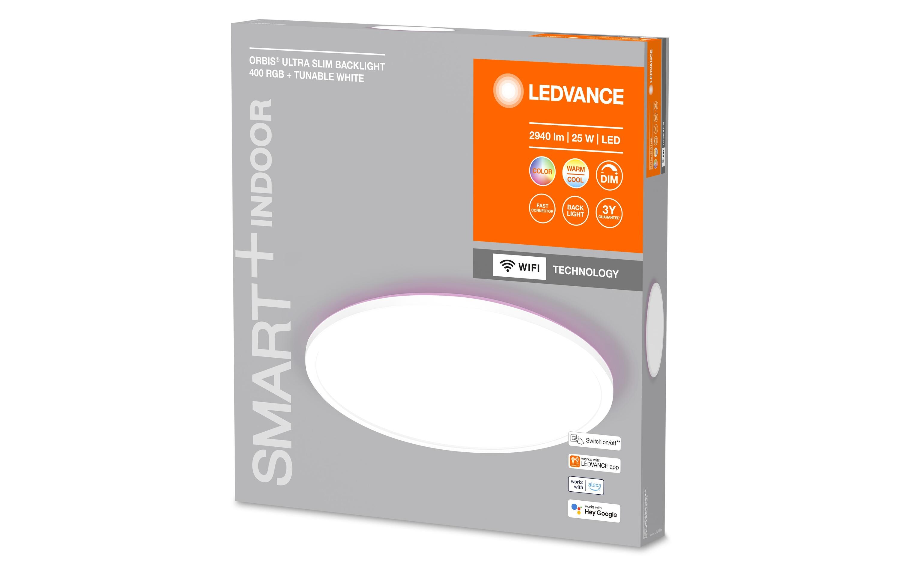 Deckenleuchte Smart+ Orbit Ultra Slim, Ø 40 cm, WeissSmarte Deckenleuchte