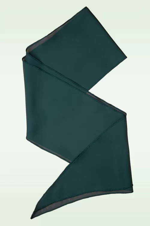 ZaZoo Chiffon sjaal in groenblauw