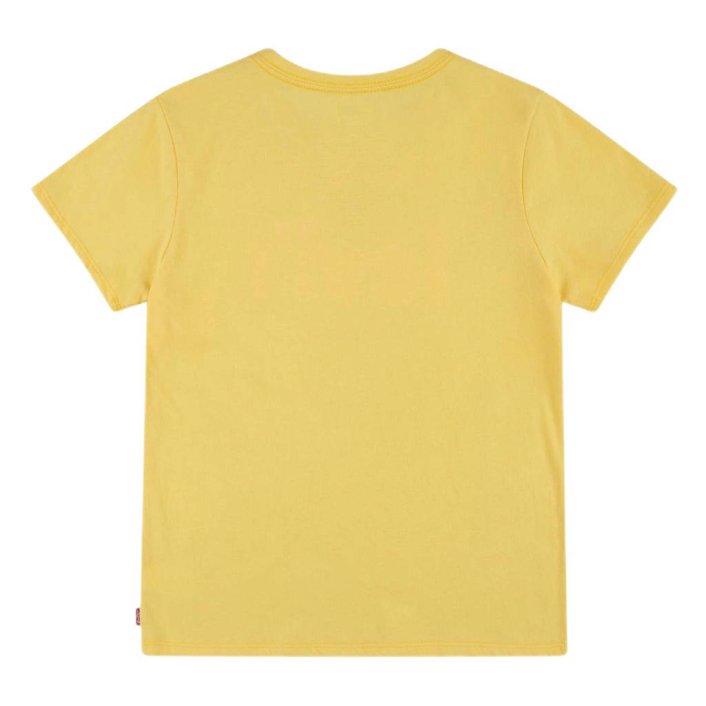 Levi's T-shirt Poster met logo geel