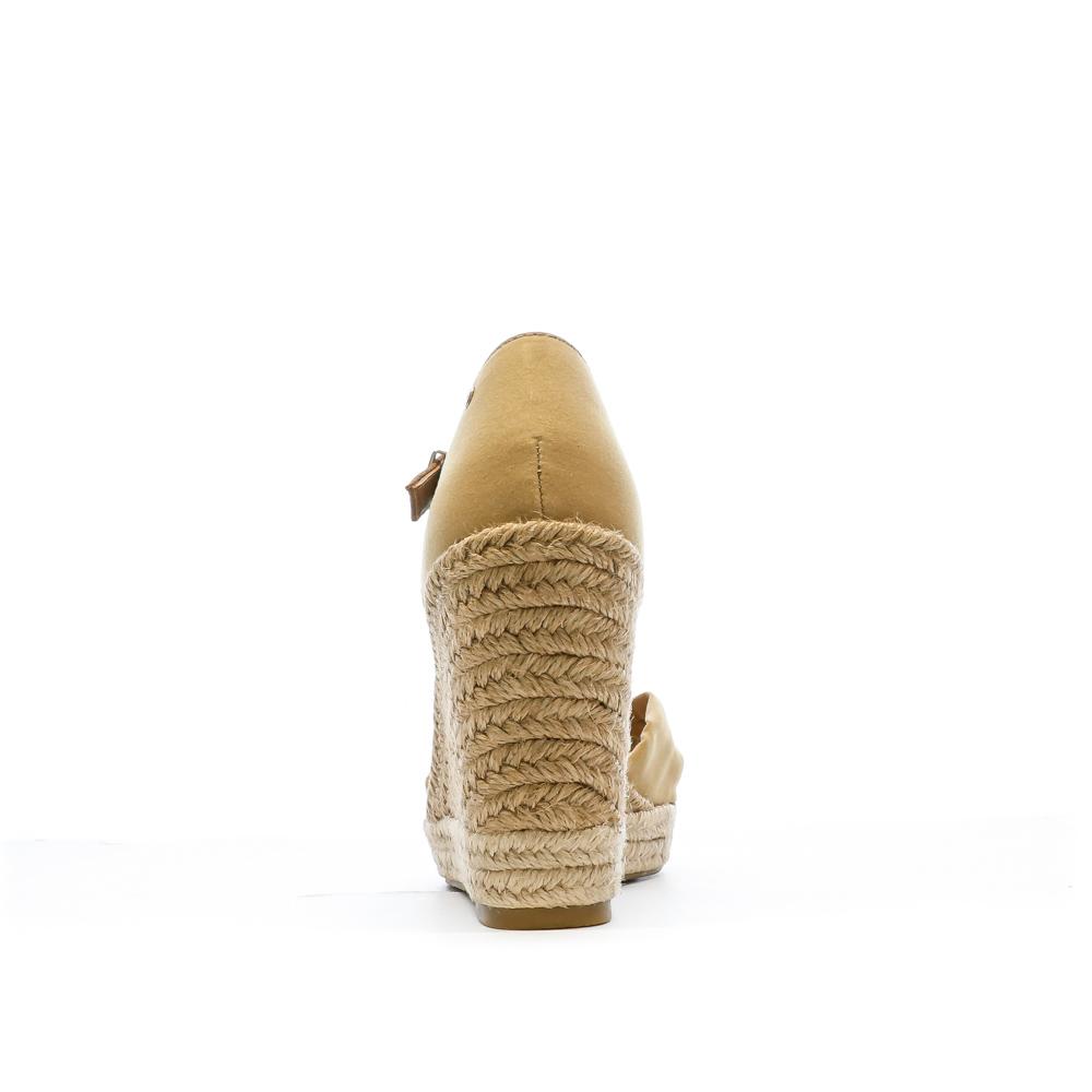 Tommy Hilfiger Sandales Compensées Camel Femme Tommy Hilfiger 10cm