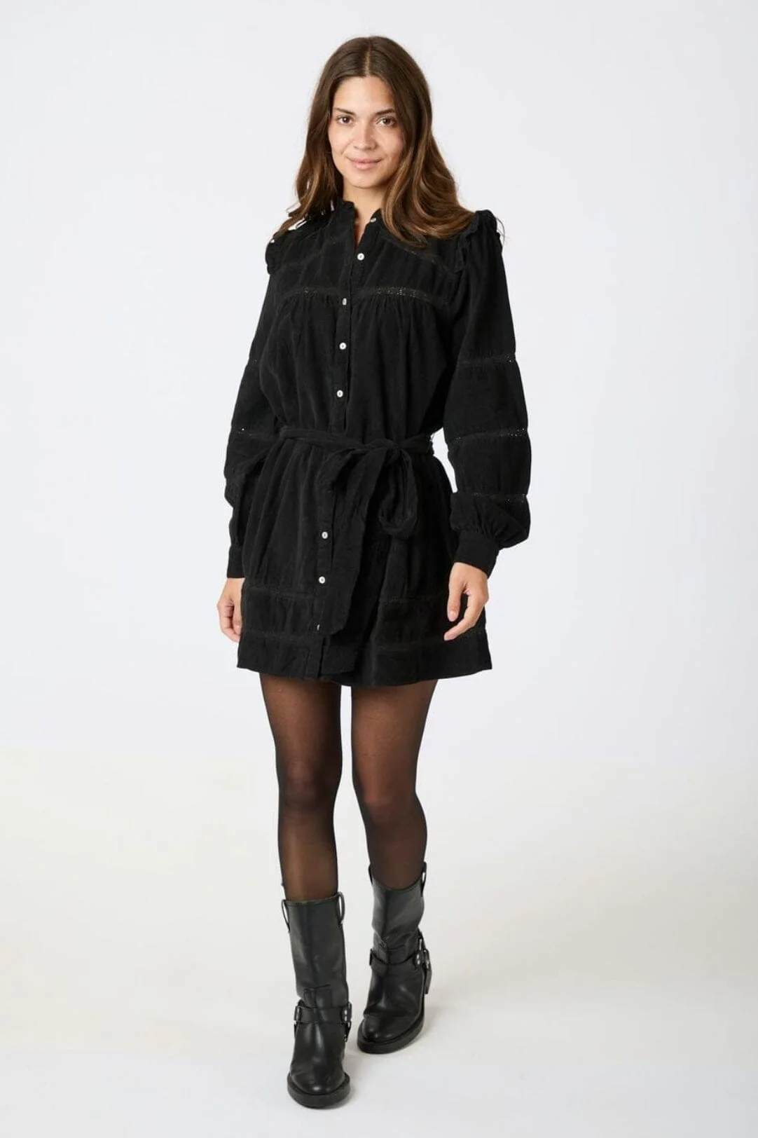 Neo Noir Iriro Corduroy Dress