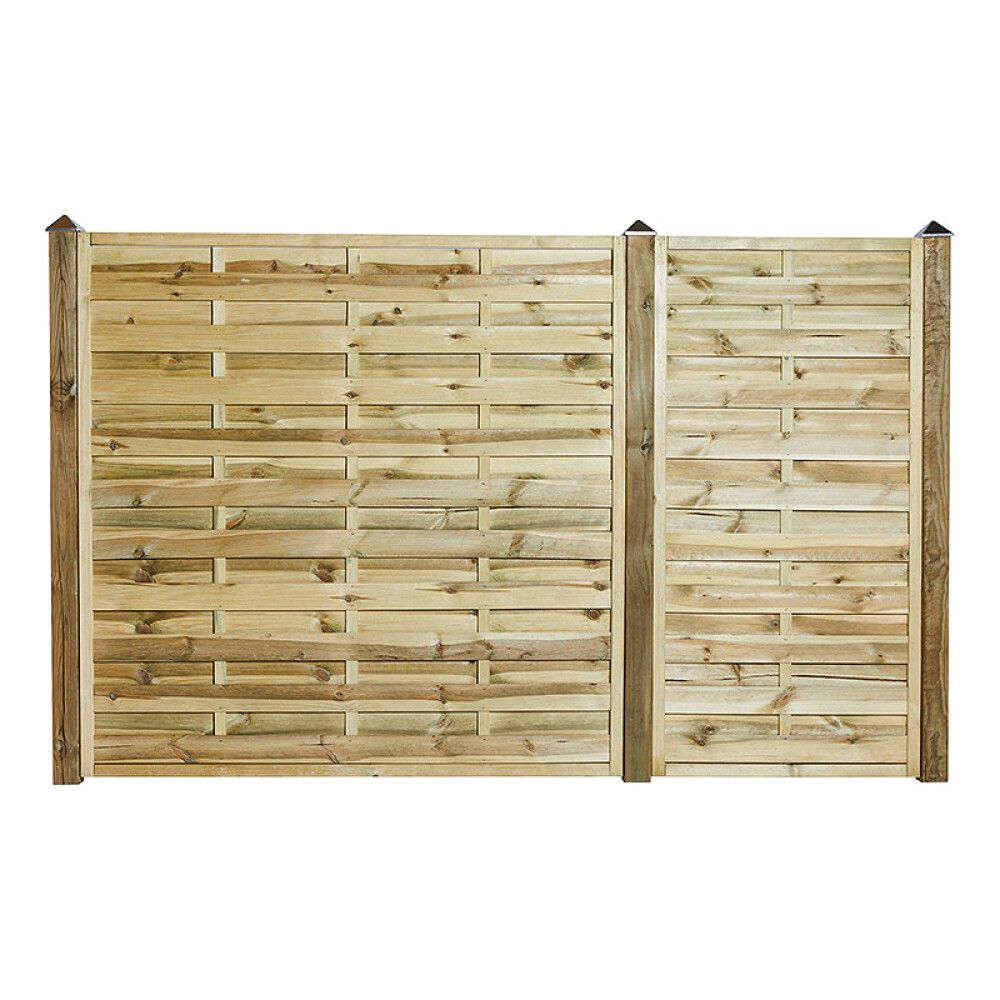 LEVEGG NORDIC FENCE SOLID TRYKKIMPREGNERT 180×180 CM