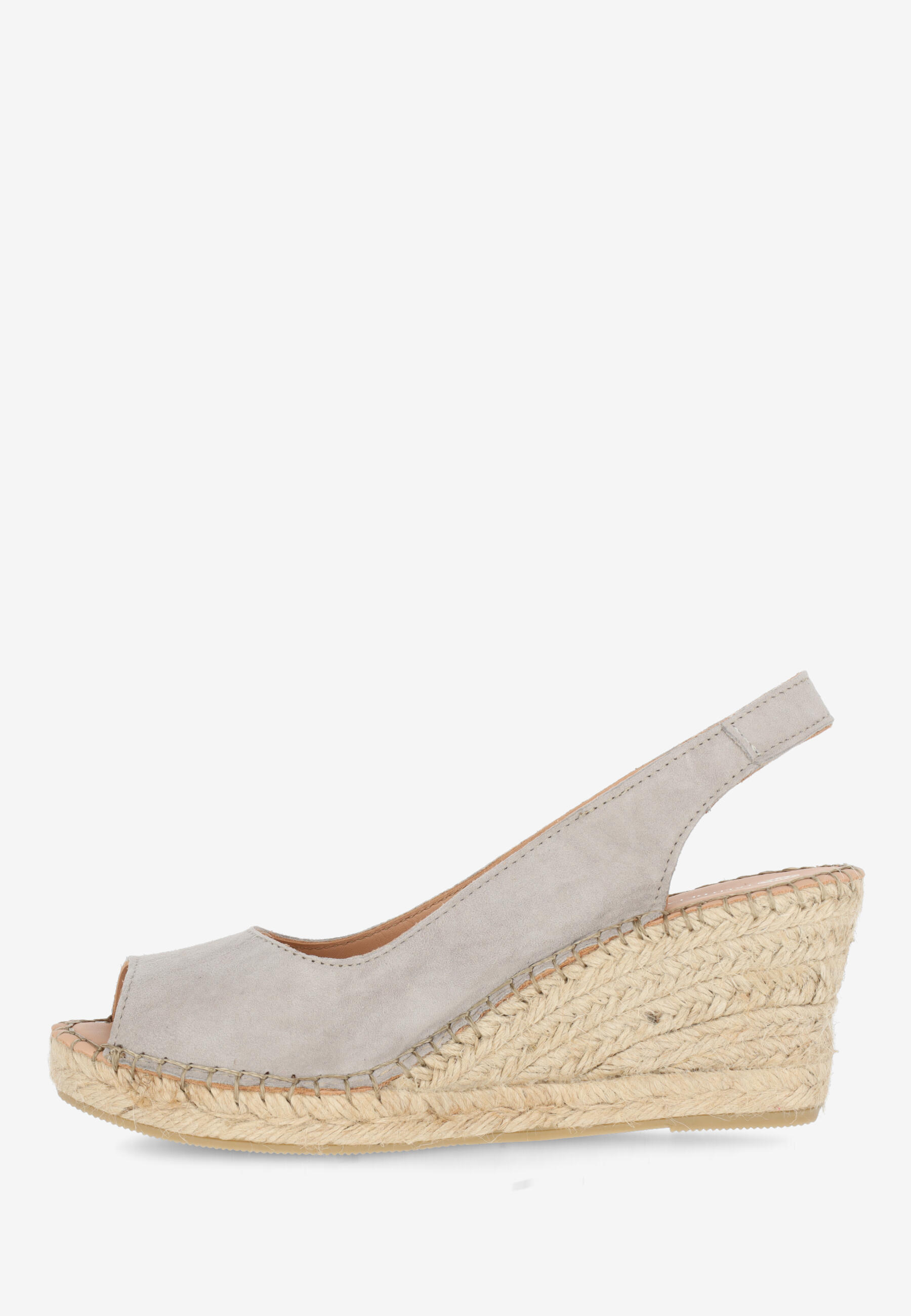 CLARE BEAU  Espadrille suede Taupe