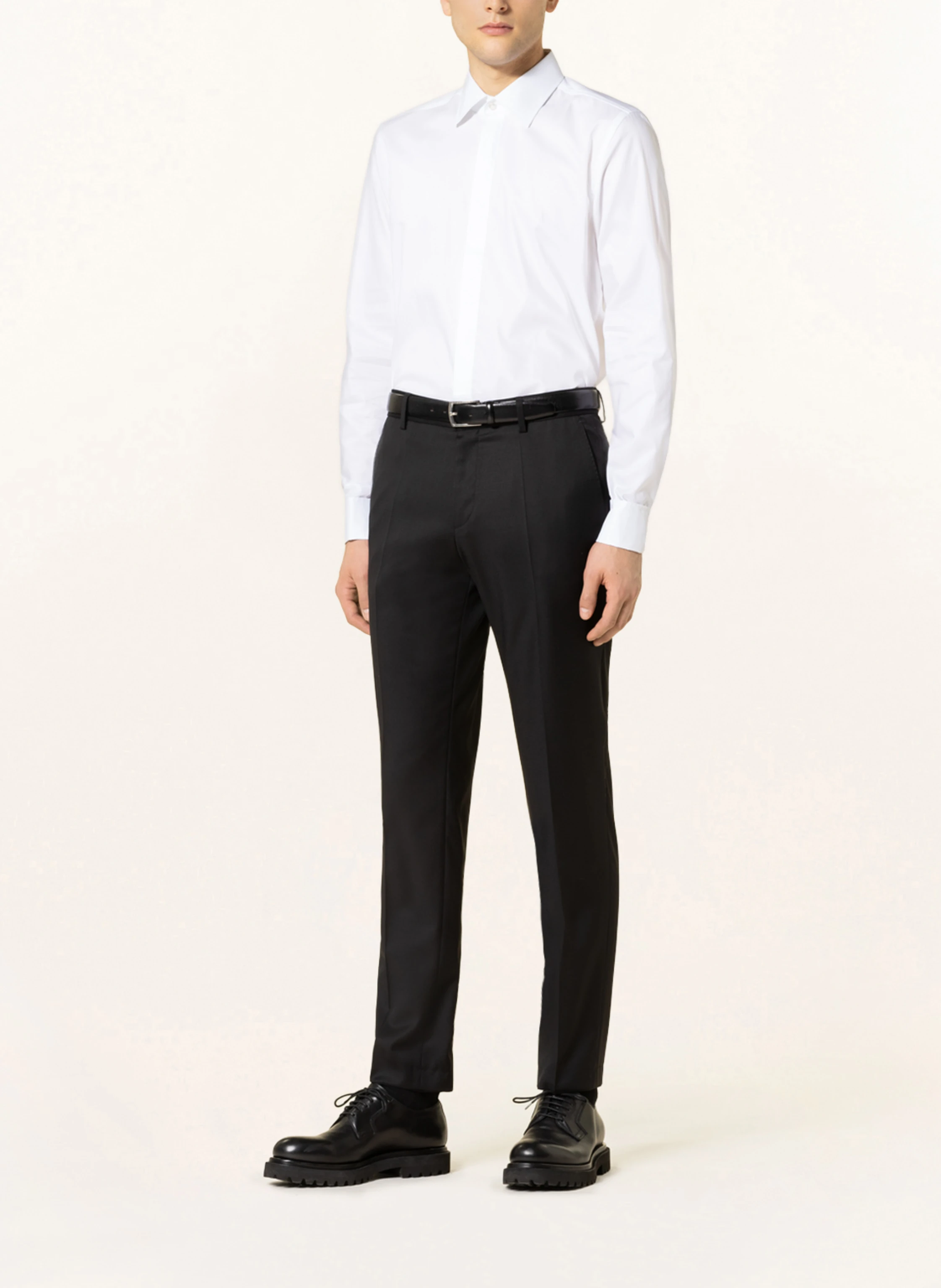 BOSS Hemd HANK Slim Fit mit Umschlagmanschette