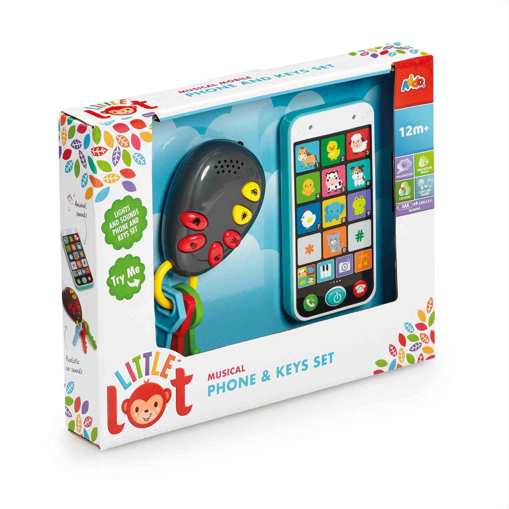 Little Lot muzikale mobiele telefoon en sleutel set