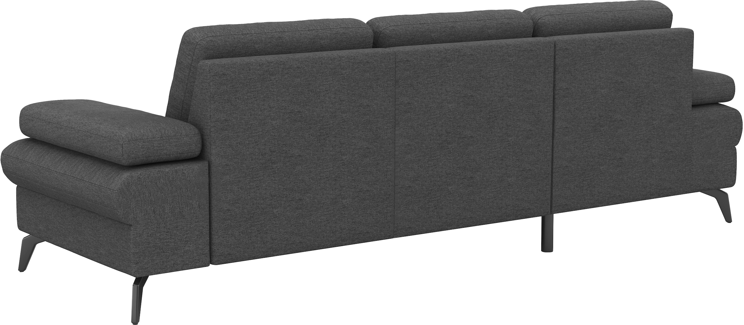 sit&more Ecksofa »Morris Jubi L-Form, B: 247 cm« mit Armteilfunktion & 1 Zierkissen, optional Bettfunktion