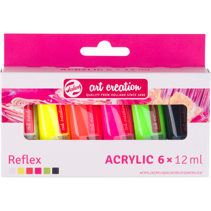 Talens Art Creation Acrylfarben, 12 ml, Reflex, 6 Stück