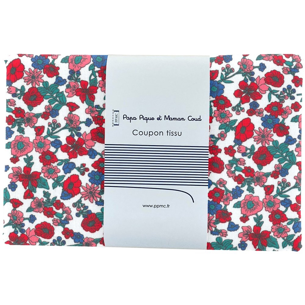 Coupon Tissu 1 M Prairie Fleurie