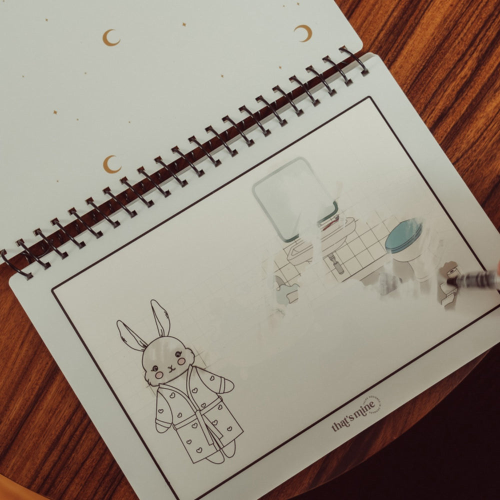 Køb That's Mine Bunny Drew Water Colouring Bog