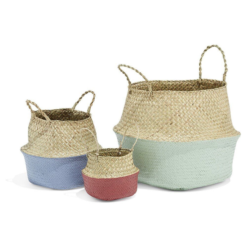 Panière Vaiana en jonc de mer ø 27 cm