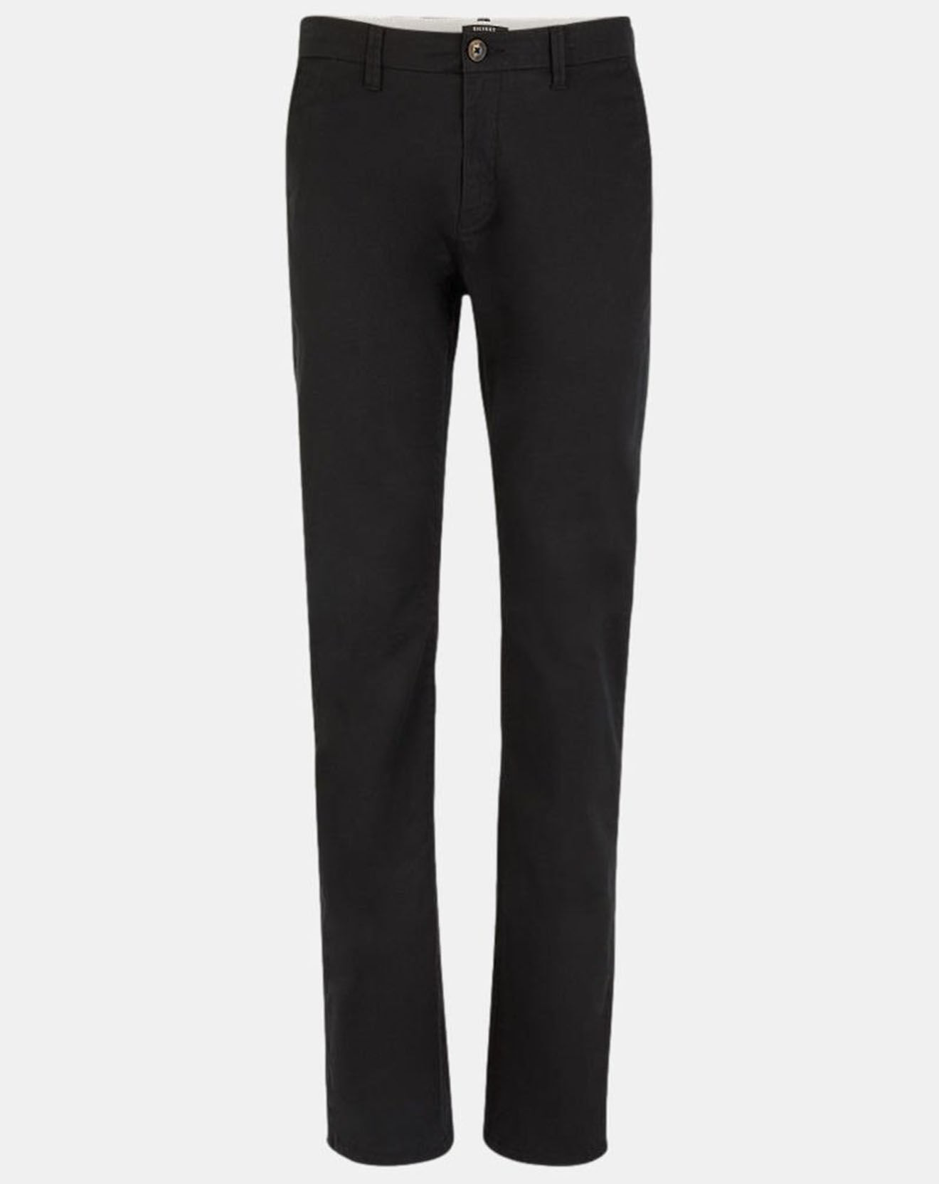 Galeries Lafayette Pantalon Chino droit Kutdroit  noir