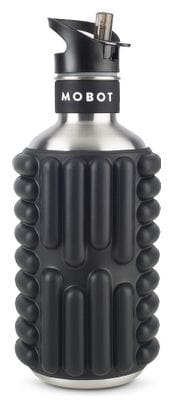 Bouteille de sport - Mobot - Fonction 2 en 1 rouleau de massage - Noir