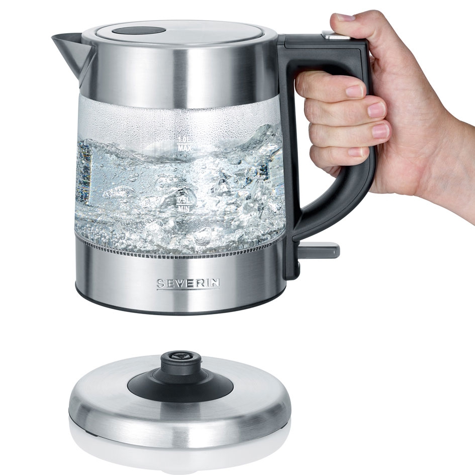 Severin WK 3468 Glas Wasserkocher 2200 W  1 Liter