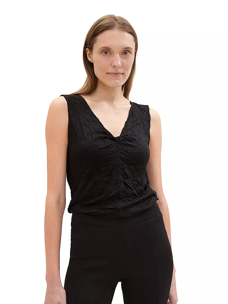 TOM TAILOR Top  schwarz