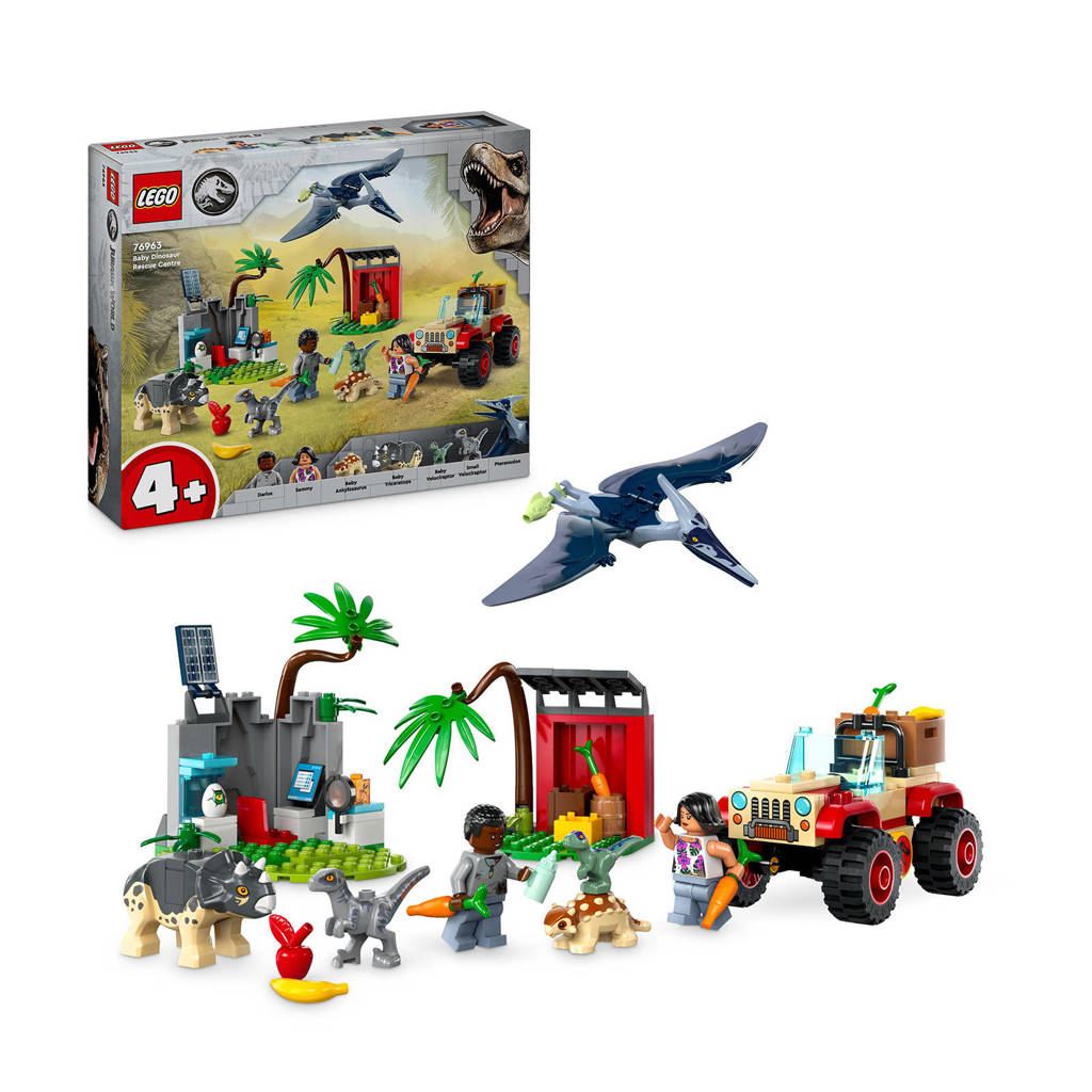 Leuke set voor Kamp Krijtastisch fansReddingscentrum voor babydinosaurussen Dinosaurus speelgoed 76963