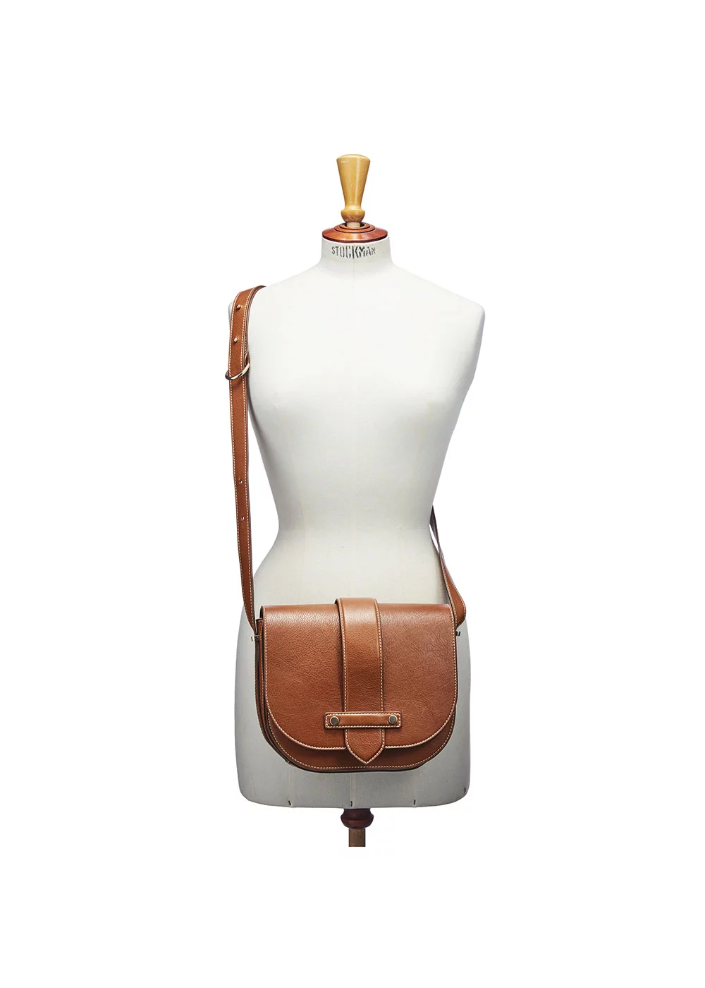 BESACE FEODORA GM CUIR COGNAC