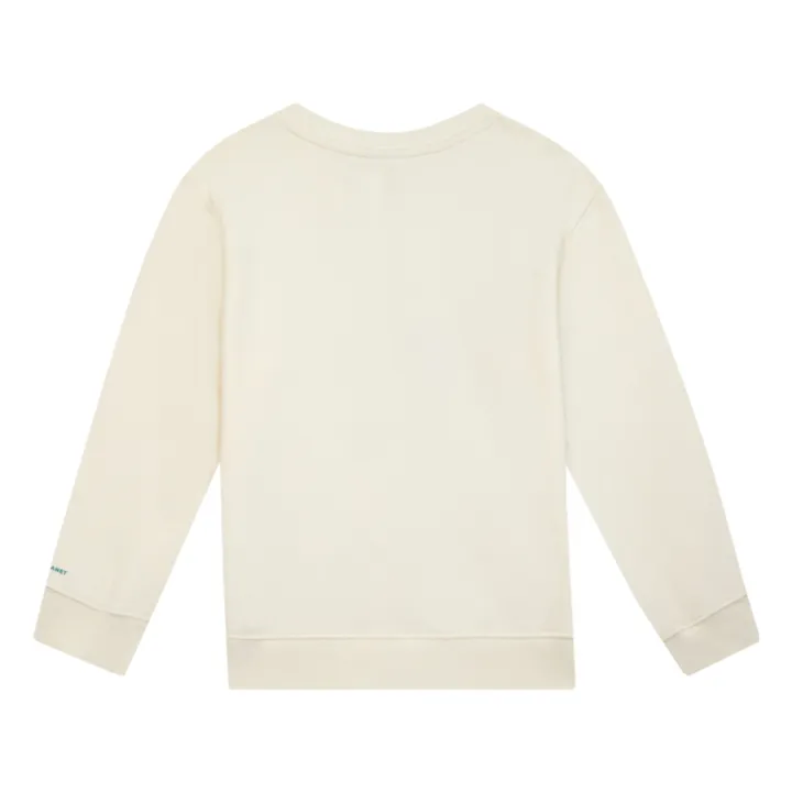 Bonton Sweat Coton Bio Smile | Ecru